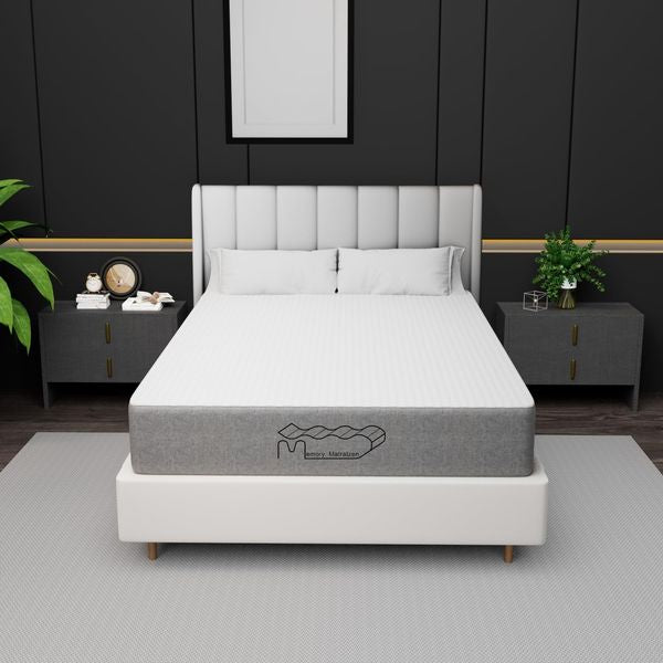 26 cm hohe 7-Zonen Kaltschaum-Doppelmatratze mit mittelfestem H3 Haertegrad, ergonomische Koerperunterstuetzung fuer heimische Schlafraeume 140 x 200 cm